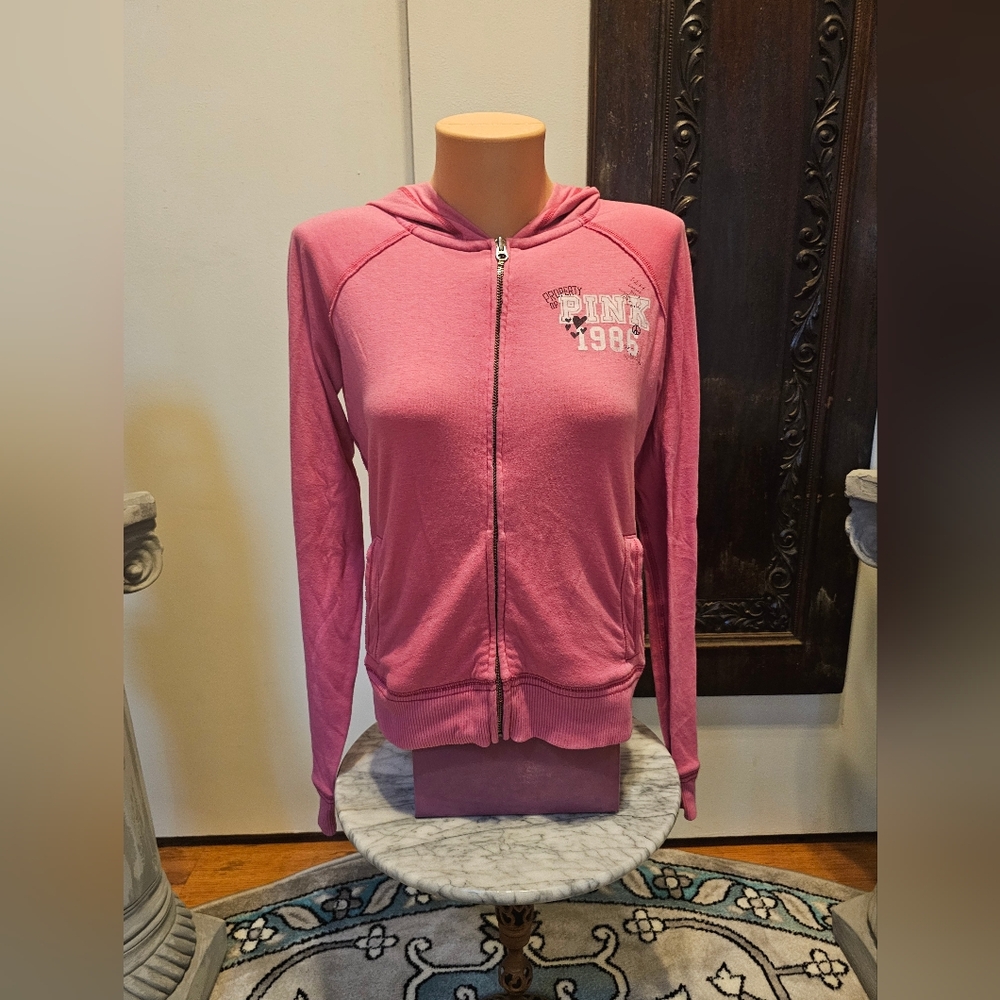Women's Pink Victoria's Secret PINK 1986 Hoodie Siza Medium